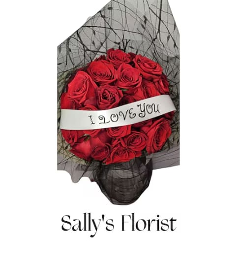 Sally's I Love you 3 Dozen !. An arrangement by Triple A Florist.