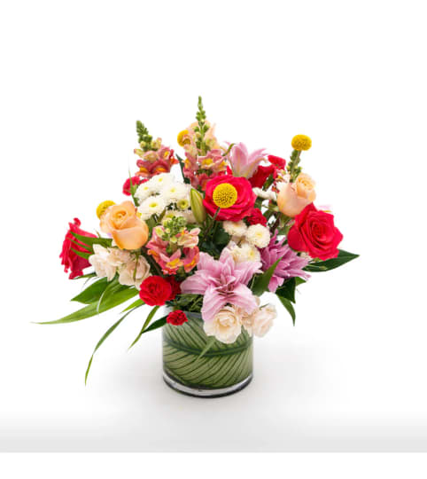 A Pinky Promise Arrangement. An arrangement by Bill's Flowers Arrangements.