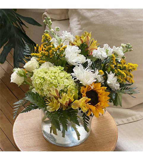Good Morning Sunshine. An arrangement by The Flower Box Florist.
