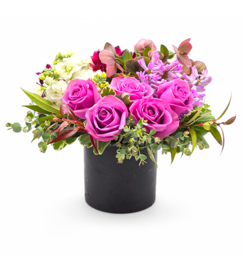 Purple Paradise. An arrangement by Appleblossoms.