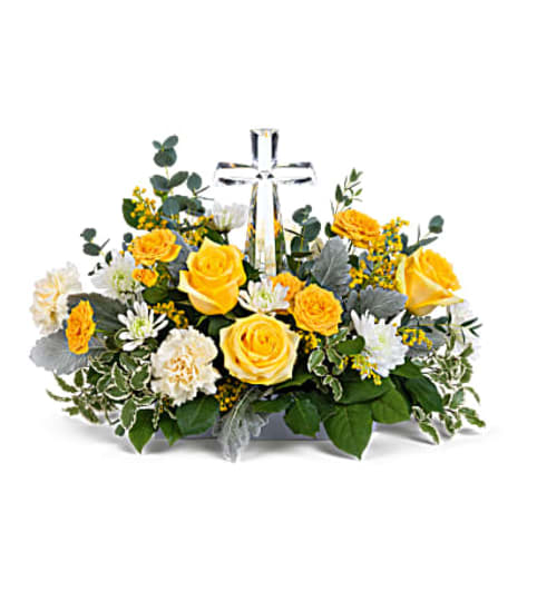 TEL Be The Light. An arrangement by Pierson's Flower Shop and Greenhouses.