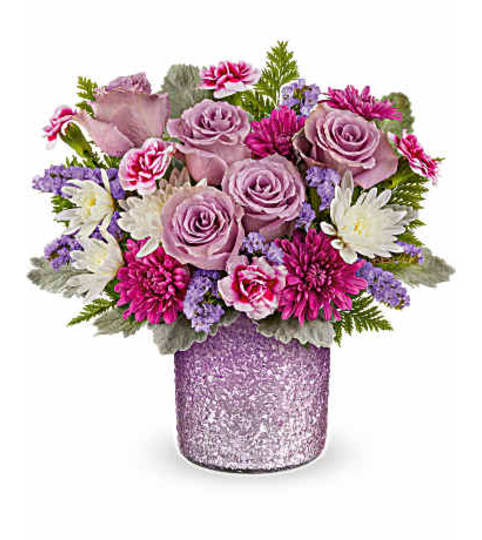 Purple Charm Garden. An arrangement by Flore's Shop.