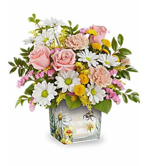 Honey Kissed Bouquet. An arrangement by Flowers of Jacksonville.