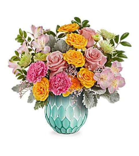 Meadow Brilliance Bouquet. An arrangement by Flowers of Jacksonville.
