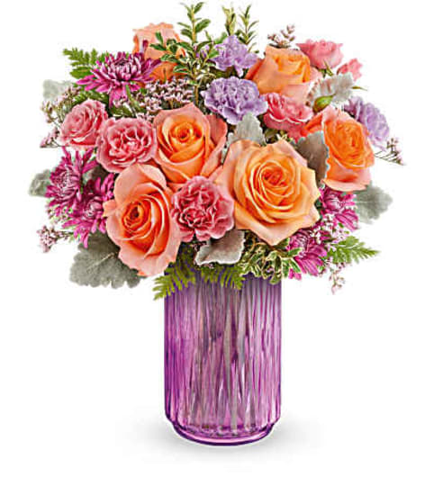 Radiant Joy Bouquet. An arrangement by Flowers of Jacksonville.
