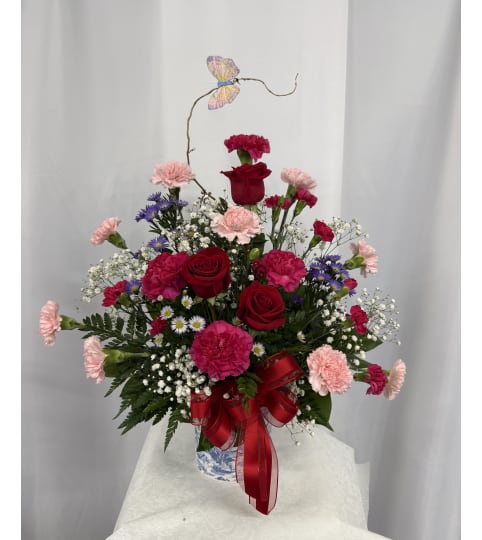Infinite Devotion. An arrangement by Commerce Flowers.