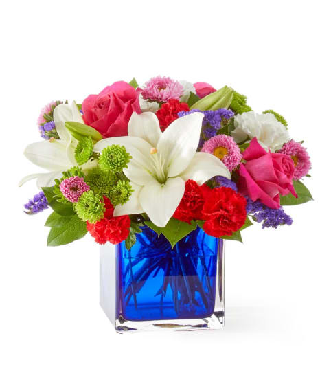 Quality Time Bouquet. An arrangement by Sueppel's Flowers.