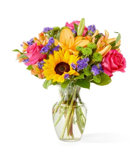 Joyful Bouquet. An arrangement by North Liberty Flower Shop.
