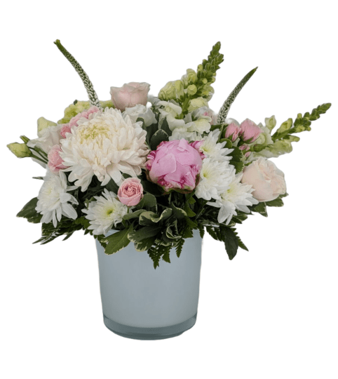 Blush and Bloom Delight. An arrangement by Blumz Floral Boutique.