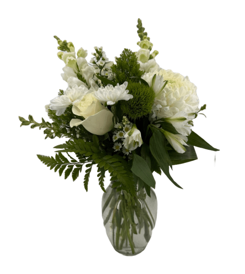 Whispering White Garden. An arrangement by Blumz Floral Boutique.