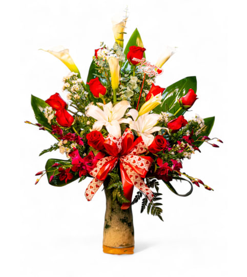 Love in Style. An arrangement by Cinderella's Flowers.