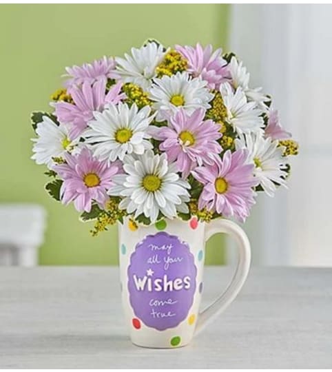 Bountiful Wishes™. An arrangement by Believe Flowers.