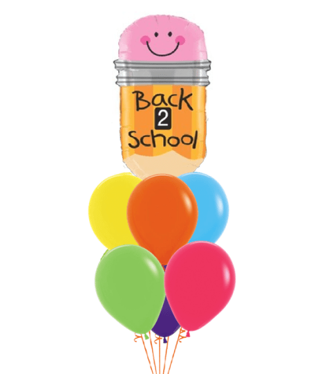 Back To School Pencil Awesome Balloon Bouquet. An arrangement by Balloon Bouquets Plus.