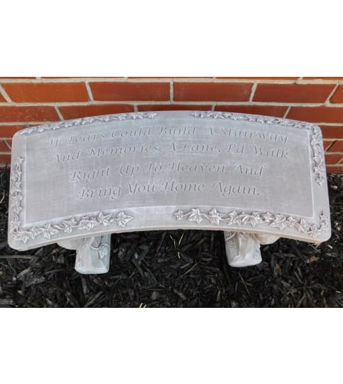 Stone Bench - Tears. An arrangement by Tom Rodgers Flowers.