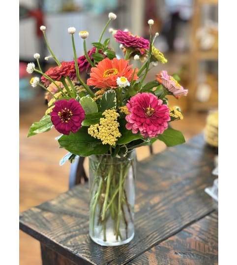 Summer Carnival. An arrangement by Thurston Flowers.