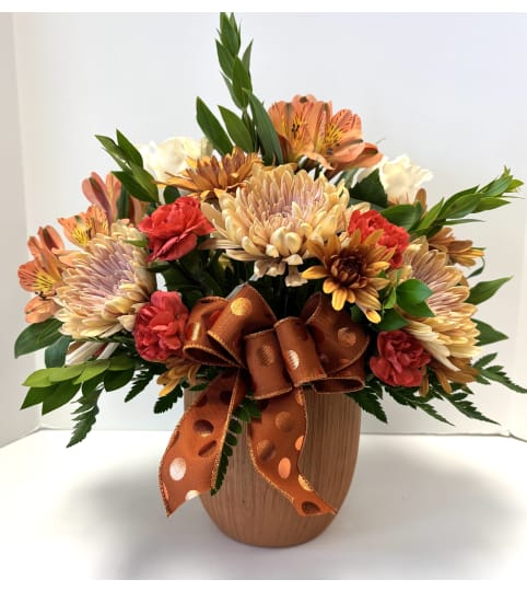 Happy Harvest. An arrangement by Brown Floral and Fudge.