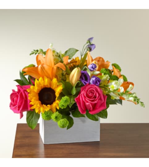 The Best Day Box. An arrangement by Sueppel's Flowers.