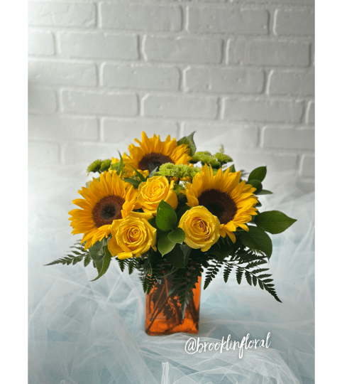 Golden Hour. An arrangement by Brooklin Floral and Garden Shoppe Inc..