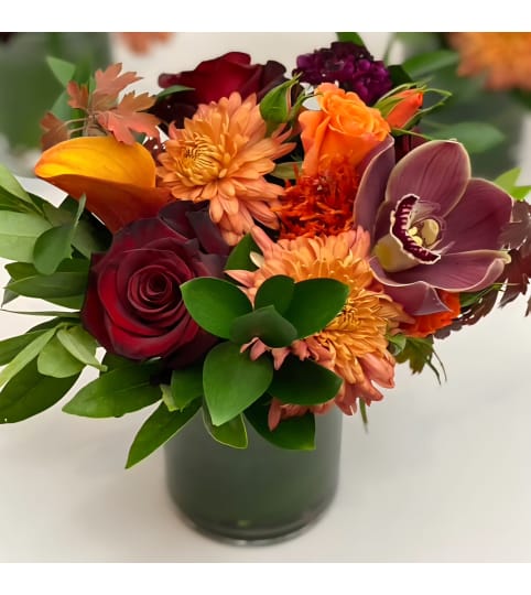 THANKSGIVING JOYFUL BOUQUET. An arrangement by A Loving Touch Florist.