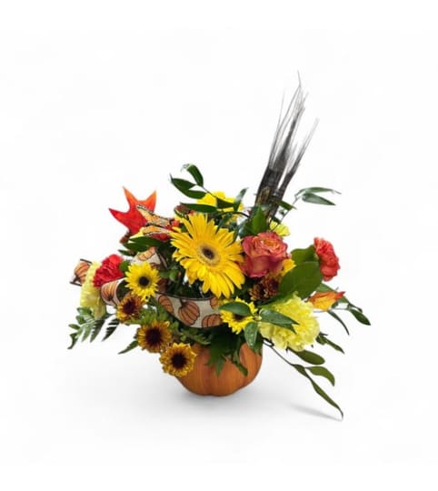 Pumpkin Spice. An arrangement by Flower Buds Florist PEI.