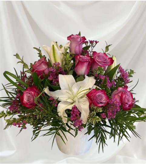 Lavender Notions. An arrangement by Loyalist Flowers.
