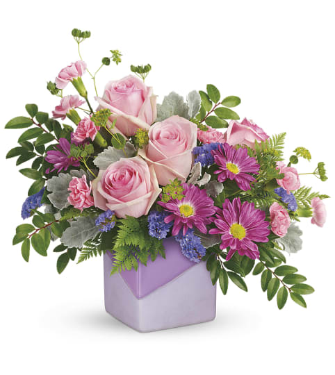 Love Squared Bouquet T20M400A. An arrangement by Jennifer's Flowers and Gifts.