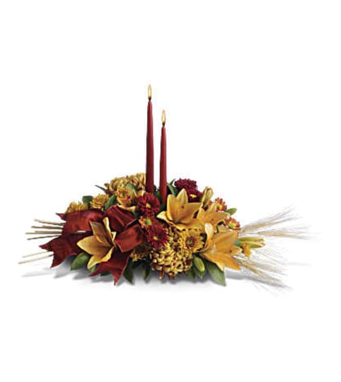 Graceful Glow Centerpiece. An arrangement by Love Floral.