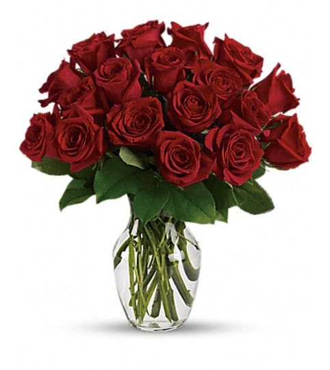 Enduring Passion TEV12-7A. An arrangement by Jennifer's Flowers and Gifts.