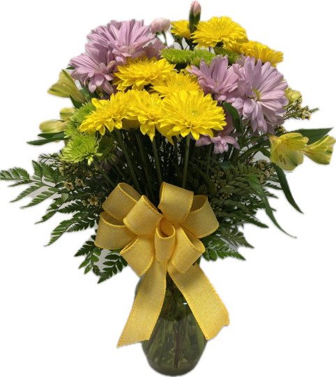 Brighten Your Day. An arrangement by Brown Floral and Fudge.