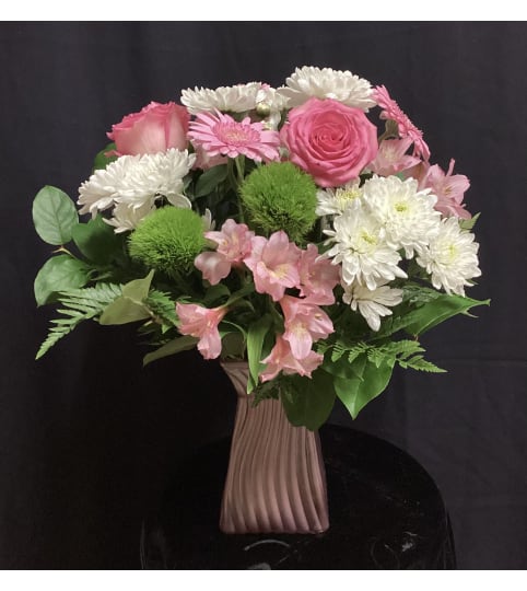 Pinky Delight. An arrangement by Roma Flowers and Gifts.