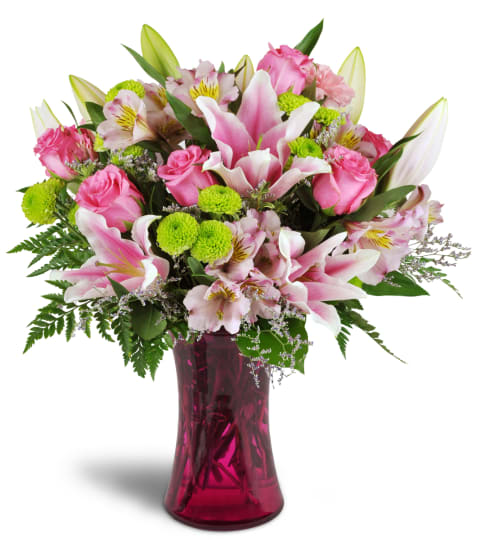Perfectly Pink™. An arrangement by Alice Octavia Floral Shoppe.