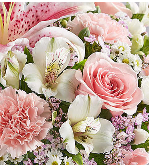 Florist’s Choice Pink & White Bouquet
