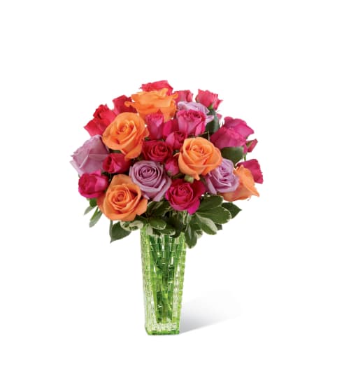 The FTD® Sun's Sweetness™ Rose Bouquet. An arrangement by Mt. Scott Flowers.