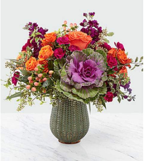 A Autumn Harvest Bouquet by FTD. An arrangement by Country Cousins Flower Shop.