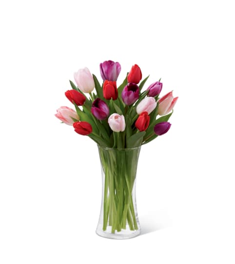 The FTD® Tender Tulips™ Bouquet. An arrangement by Country Cousins Flower Shop.