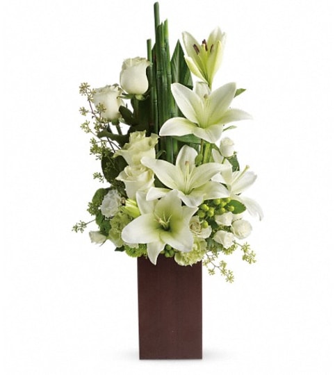 Teleflora's Peace And Harmony Bouquet. An arrangement by The Flower Boutique.