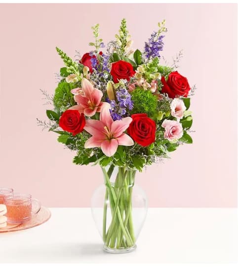 Be Mine Bouquet. An arrangement by Susana's Flowers.