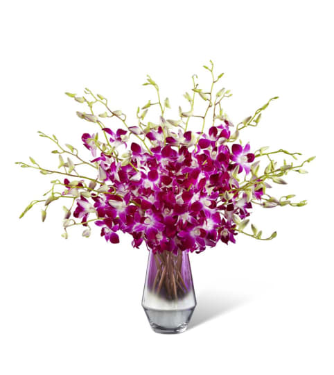 The FTD® Pink at Heart™ Orchid Bouquet. An arrangement by Country Cousins Flower Shop.