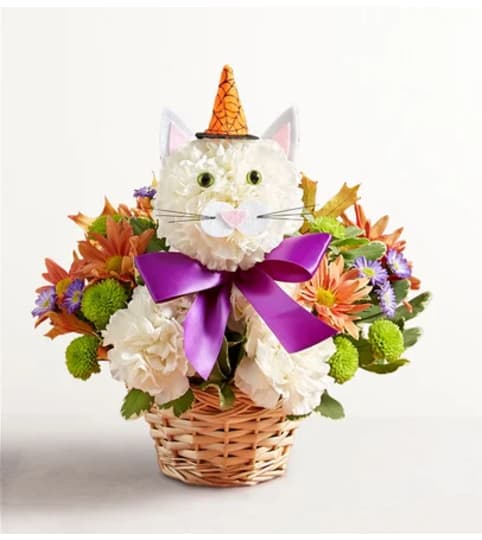 Purrfect Potions Fabulous Feline™ (Balloon Add-on Available). An arrangement by Lovingly Charlotte.
