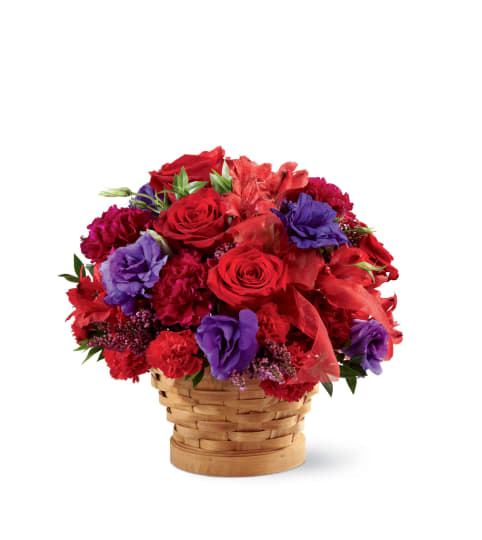 The FTD® Basket of Dreams™. An arrangement by Country Cousins Flower Shop.