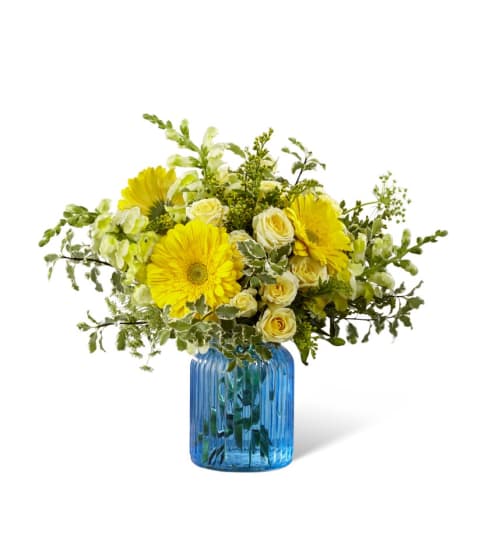 The FTD® Something Blue™ Bouquet by Better Homes and Gardens®. An arrangement by Country Cousins Flower Shop.