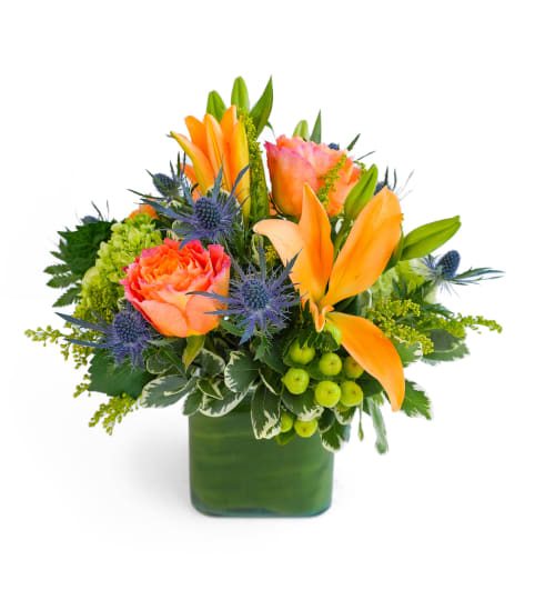 October Evening™. An arrangement by Micaela’s Flowers and Gifts.
