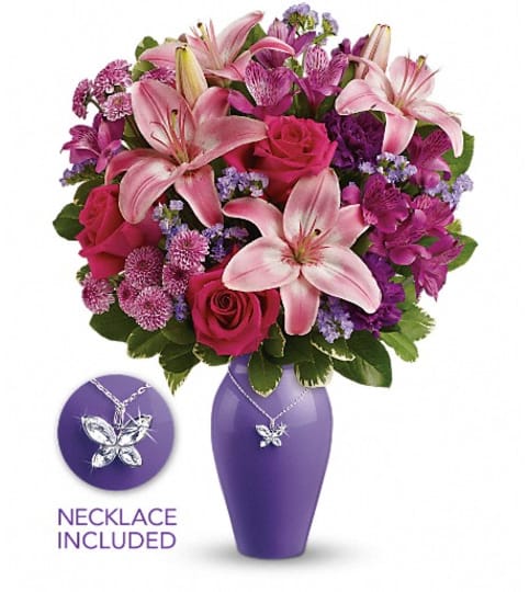 Teleflora's Beautiful Butterfly Bouquet Floral Arrangement