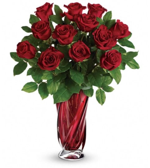 Teleflora's Red Radiance Bouquet