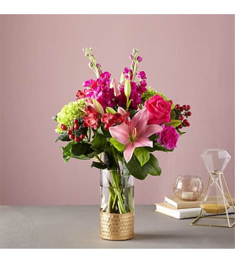 Blushing Beauty Bouquet 2022. An arrangement by Country Cousins Flower Shop.