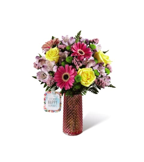 The FTD® Happy Moments™ Bouquet by Hallmark. An arrangement by Country Cousins Flower Shop.