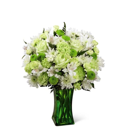 The FTD® Lime-Licious Bouquet. An arrangement by Country Cousins Flower Shop.