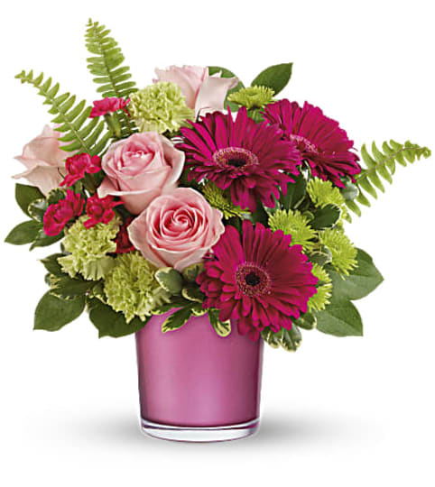 Teleflora's Regal Pink Ruby Bouquet. An arrangement by GardeLina Flowers.