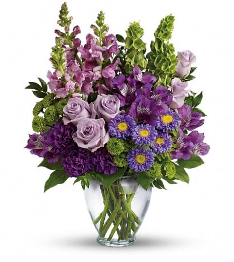 Lavender Charm Bouquet. An arrangement by The Village Green Florist.
