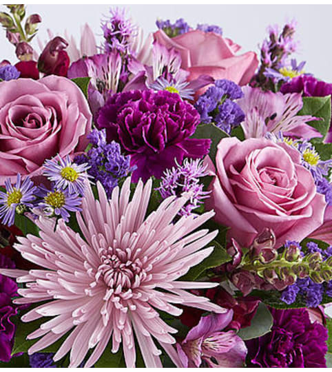 Florist’s Choice Purple Mixed Bouquet